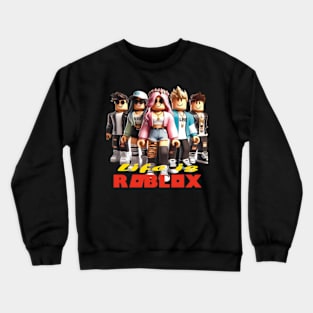 Life Is Roblox White Version Crewneck Sweatshirt